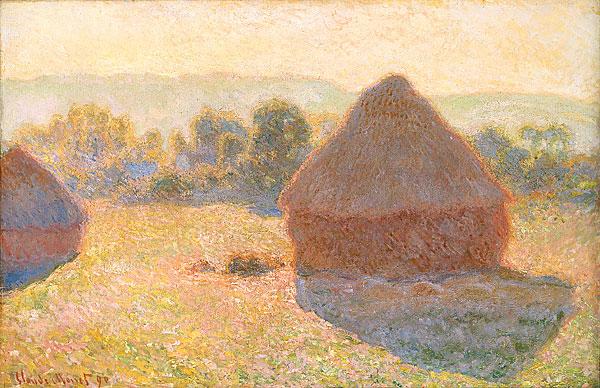 Claude Monet Meules, milieu du jour oil painting image